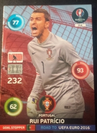 Panini Adrenalyn XL Road to France 16 GOALSTOPPER PATRICIO