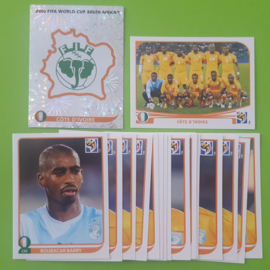 World Cup 2010 Complete Team Set Côte d'Ivoire