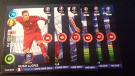 Panini Adrenalyn XL Road to France 16 complete Team Mates FRANKRIJK