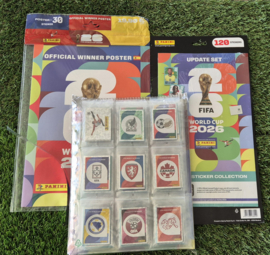 Panini World Cup 2026 Complet Set  + Albums + Extra's