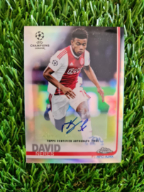 Topps Chrome 20/21 David Nerres  AJAX Autograph