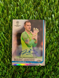 Topps Chrome 20/21 Marc Andre Ter Stegen FC BARCELONA Autograph 