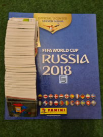 Panini World Cup 2018  670 stickers PINK Complete Set