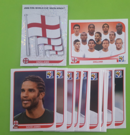 World Cup 2010 Complete Team Set England