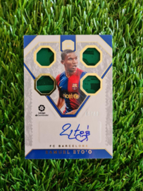 Panini Contenter 20/21 Samuel Eto'o Relic + Autograph FC BARCELONA