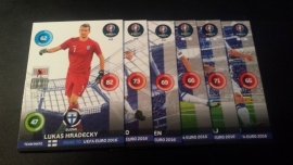 Panini Adrenalyn XL Road to France 16 Complete Team Mates FINLAND