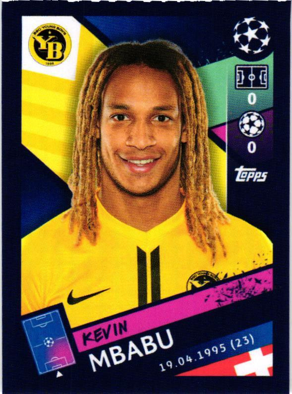 David von Ballmoos Sticker 548 Topps Champions League 18//19