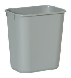 Rechthoekige afvalbak  grijs, Rubbermaid - 12,9 liter