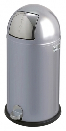Kickboy, Wesco aluminium grijs - 40 liter