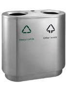 Recycling afvalbak indoor - 2 x 41 liter