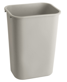 Rechthoekige afvalbak grijs, Rubbermaid - 39 liter
