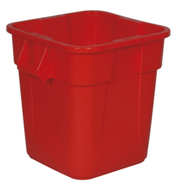 Ronde Brute container, Rubbermaid rood - 106 liter
