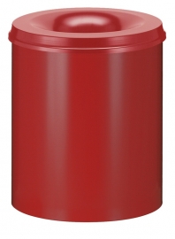 Vlamdovende papierbak rood - 80 liter