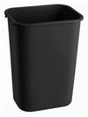 Rechthoekige afvalbak zwart, Rubbermaid - 39 liter
