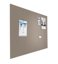 Prikbord bulletin 600x900mm grijs zwevend
