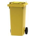 Mini container geel - 120 liter