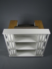 Witte Bookchair 'accent' wit