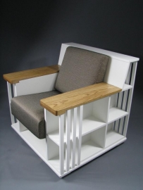 Witte Bookchair 'accent' wit