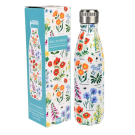RVS Water- thermosfles - Wild flowers