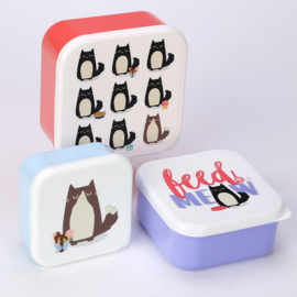 Lunchboxen set / Feline Fine Cat
