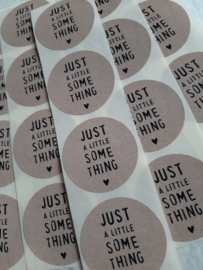 Stickers kraft | just a little thing | 20stk