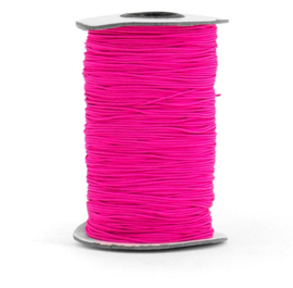 Elastisch koord - neon roze | 1mm | 5m