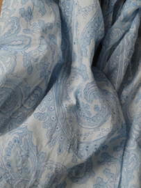 Sjaal | wit-blauw | Tapas