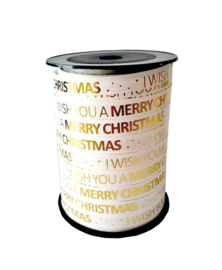 Krullint - I wish You a  Merry Christmas | witgoud | 10mm | 5m