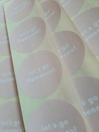 Stickers - sluitzegels | let' s go flamenco! | 10stk