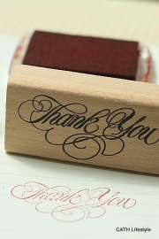 Stempel  / "Thank You" Vintage style