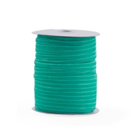 Velours velvet band | emerald | 6,5mm | pm