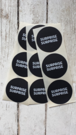 Stickers / SURPRICE SURPRICE - ZWART / 10 stk
