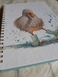 Notebook A5 | Deirdre Duck  | blanco