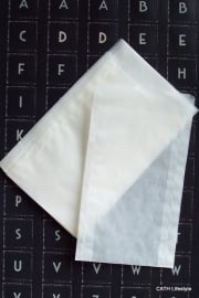 Pergamijn zakjes / 117mmx 7,5 cm / 10stk