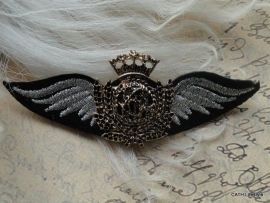 Broche  / wings - crown