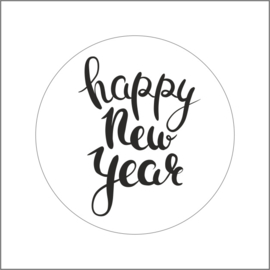 Sticker sluitzegel - Happy New Year | 20stk