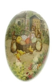Peter Rabbit - ei karton | mand met eieren | 18cm