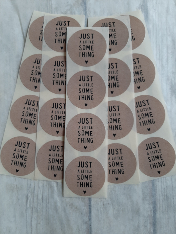Stickers kraft | just a little thing | 20stk