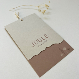 Geboortekaart Juule