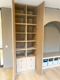 Wandkast met ronding | MDF geverfd