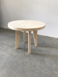 Ronde eettafel vuren