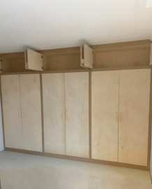 Maatwerkkast tv kast | Berken Multiplex / MDF