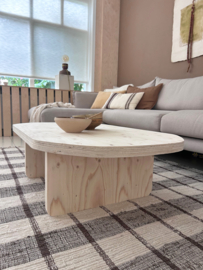 *NIEUW* Salontafel Oval | Fins vuren