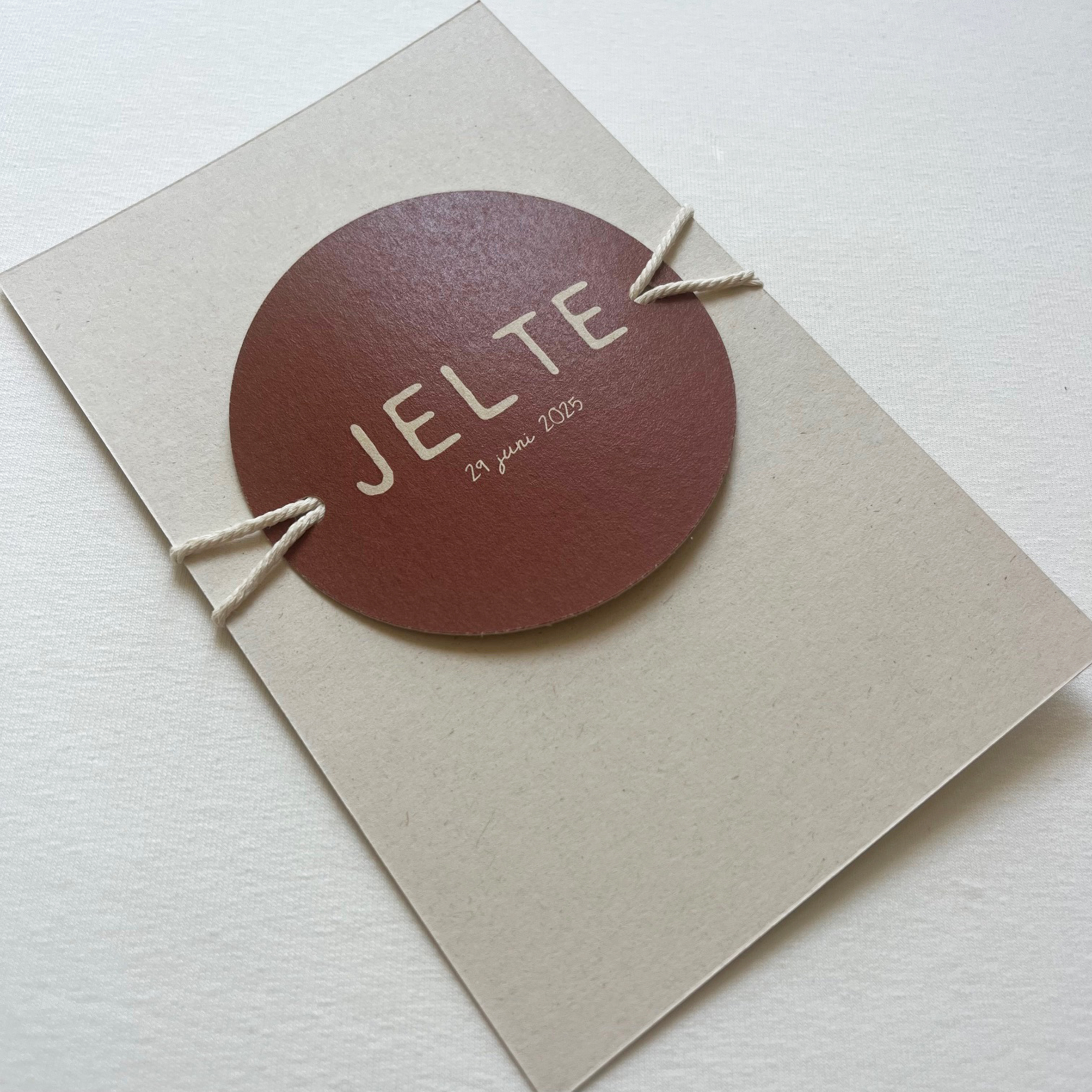 Geboortekaart Jelte