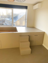 Maatwerk bed | Mdf geverfd