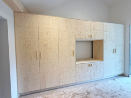 XL Maatwerk kast | Fins vuren underlayment