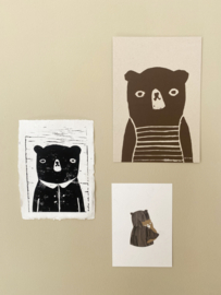  Handgeschepte poster Mr. Bear | Ted & Tone