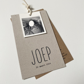 Geboortekaart Joep