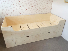 Kinderbed met lades | Fins vuren underlayment