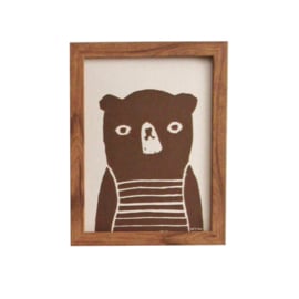 *NIEUW* Poster A5 Bear - Ted & Tone